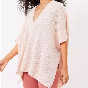 NWT Loft Knitted Poncho